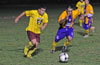 Cesar Correa of Hampton's Arsenal(left) and Juan Velazquez of ED-Tuxpan racing for the ball