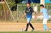 Jose Almansa of Hampton FC,left, who scored the only goal of the night, guarding the ball from Michael Garcia of Maidstone