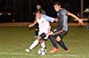 Juan Chavez of Sag Harbor(left) and Eddy Juarez of Hampton FC fighting for the ball