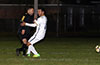 A dance between Andy Gonzalez of Maidstone(left) and Samuel Morales of Hampton