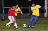 Christian Neira of FC Tuxpan blasting the ball up the field