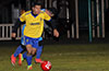 Jose Gutierrez of FC Tuxpan on the attack