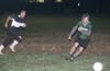 Chris Bottari(right) of Bayberry will get the ball off before Jefferson Ramirez can get it