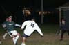 Jeff Esposito of Bayberry left cleared the ball from a Bateman forward in front of the Bayberry goal
