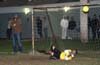 Carlos Cardenas(left) looking at Carlos Torres of Bateman saving the shot taken by Romulo Tubatan of the Rottweilers