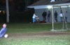 A shot that went by Alex Cannon, the Bayberry goalie