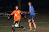 Jose Almonsa of Hampton FC about to clear the ball from Gehider Garcia of Maidstone Market
