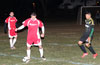 Daniel Bedoya(left) of Tortorella watching the ball as Cristian Pena of Hampton FC is waiting on his action