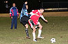 Jon Lizano of Bateman Painting, jumping over Daniel Bedoya of Tortorella Pools