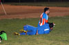 3 minutes into the second half, Marco Bautista(#10) shot of The Hideaway and Alex Mesa(ground) watching the ball entering the net