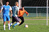 Action in front of the FC Tuxpan goal, Tortorella Pools(blue)