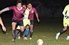 Sebastian Kruiy racing toward the ball