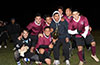 East Hampton SC celebrating their victory over Maidstone Market