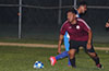Gustavo Gutama of East Hampton looking up the field