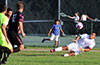FC Tuxpan goalie, Willson Tacuri making a save