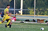 Jorge Neito of FC Tuxpan racing toward the ball