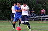 Romulo Tubatan of Tortorella Pools(left) and Jose Albarracin of Liga de Gulag fighting for the ball