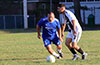 Manuel Ramos of Sag Harbor(right) about to get by Darwin Inamagus of Tortorella Pools