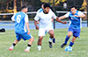 Action in front of the Tortorella Pools goal