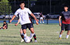 Eric Armijos of Suchos United protecting the ball