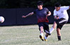 Blasting the ball up the field