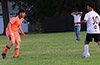 Eric Armijos of Sachos United(right) taking on Adofro Perdomo of FC Tuxpan