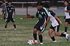 John Romero Jr. of Maidstone Market protecting the ball